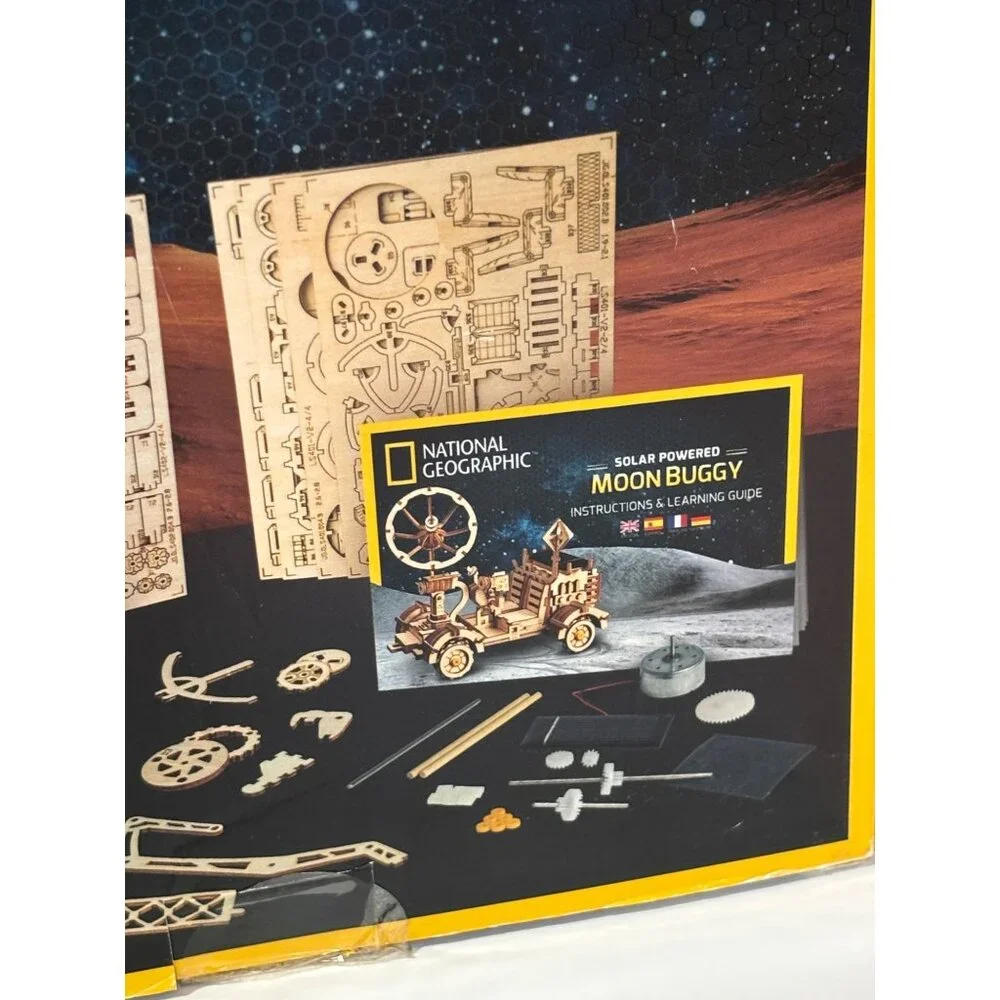 National Geographic Stem Solar Powered Space Explorers Mars Rover & Moon Buggy K